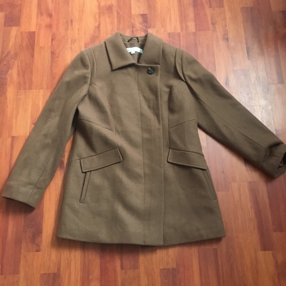 Cleo wool pea coat